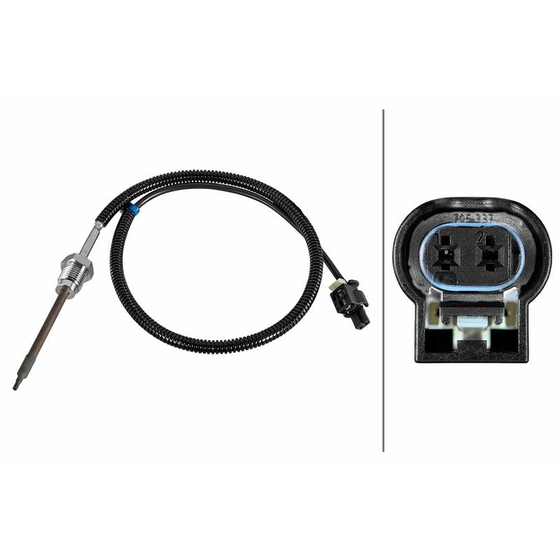 Senzor temperatura gaze evacuare HELLA 6PT 010 376-781