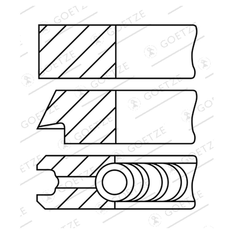 Set segmenti GOETZE 08-148300-00