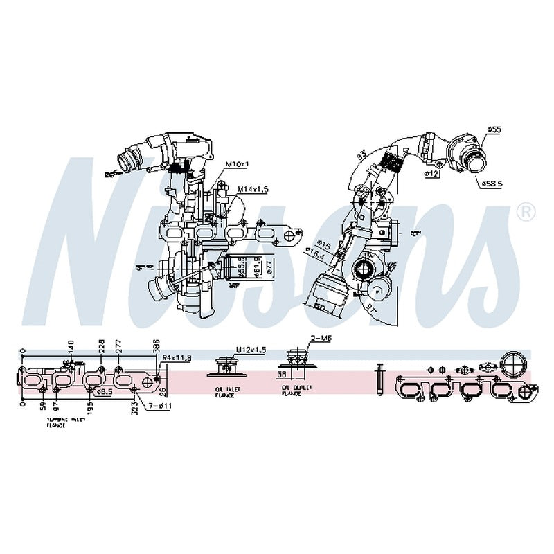 Turbina BorgWarner 1000 988 0098