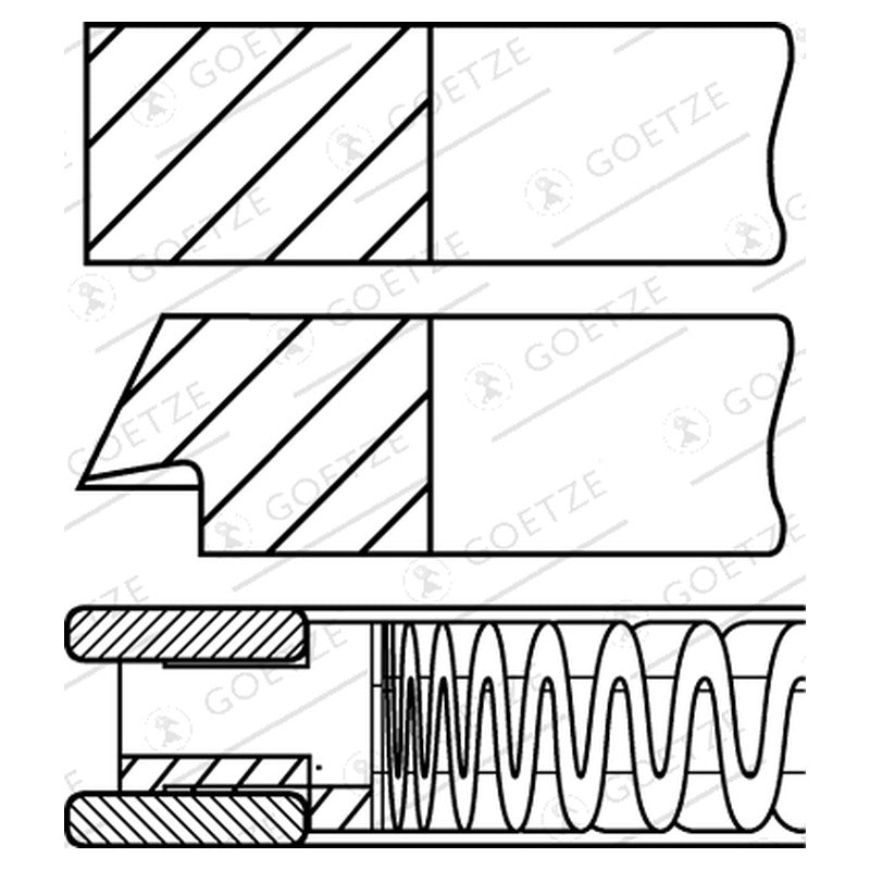 Set segmenti GOETZE 08-427800-00