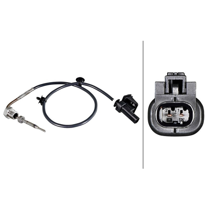 Senzor temperatura gaze evacuare HELLA 6PT 358 226-171