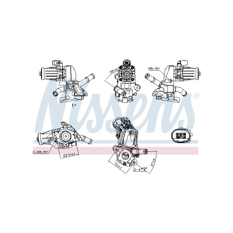 Supapa EGR NISSENS 98238