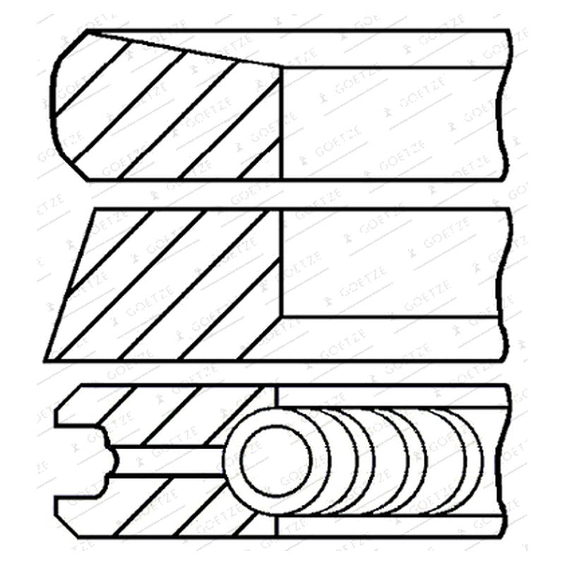 Set segmenti GOETZE 08-424900-00