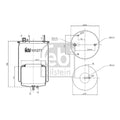 Burduf suspensie pneumatica CONTINENTAL CTAM 4560 N P02