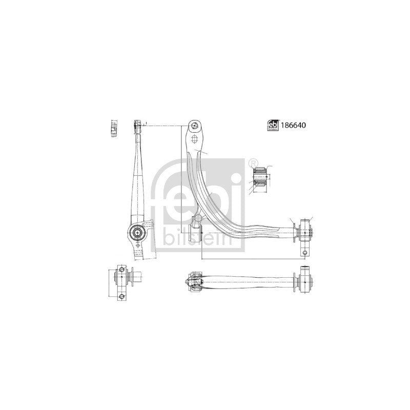 Brat suspensie FEBI BILSTEIN 186640
