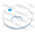 Caster Shim, axle beam FEBEST 0530-001