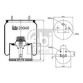 Burduf suspensie pneumatica CONTINENTAL CTAM 940 MB P30