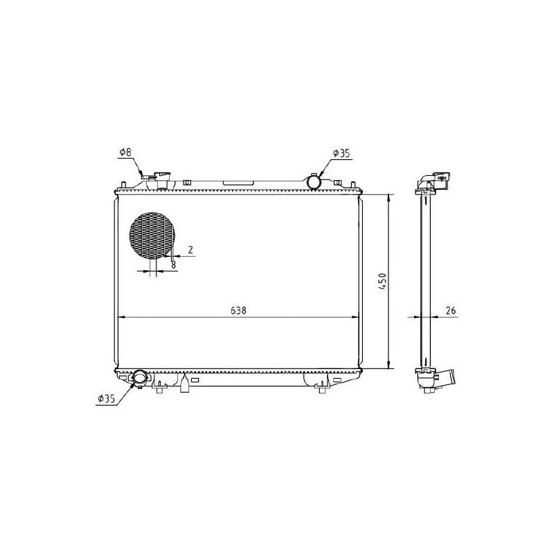 Radiator apa MTR 13054632