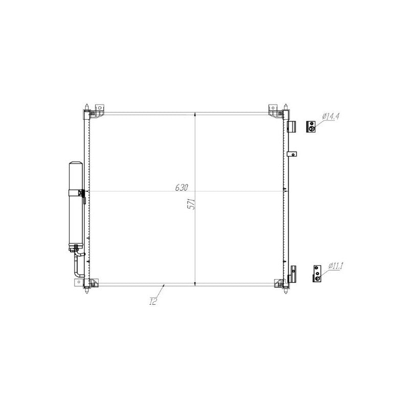 Radiator clima MTR 13054885