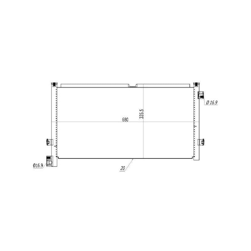 Radiator clima MTR 13054840