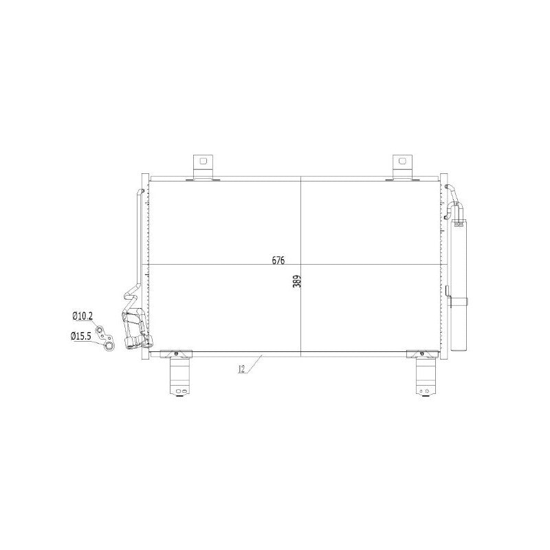 Radiator clima MTR 13054777