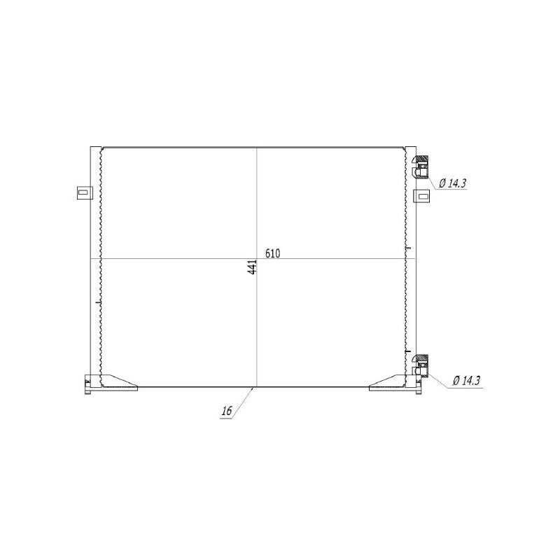 Radiator clima MTR 13054843