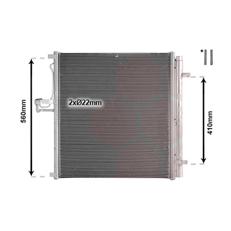 Radiator clima NRF 350621