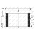 Radiator clima NRF 350069