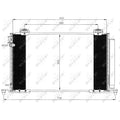 Radiator clima NRF 35595