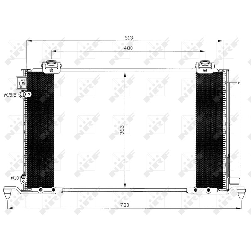 Radiator clima NRF 35595