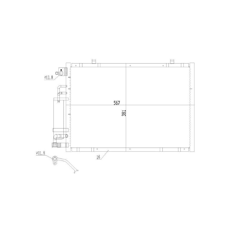 Radiator clima MTR 13054846