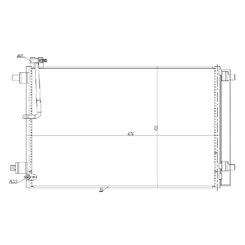 Radiator clima NRF 350556