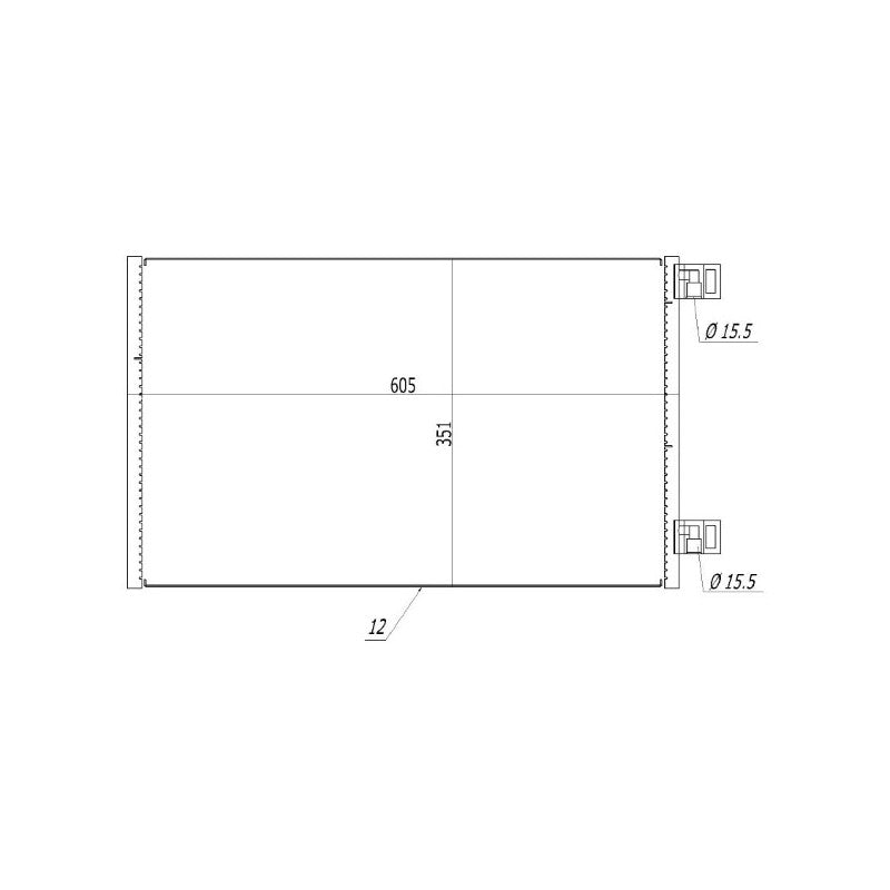 Radiator clima MTR 13054383