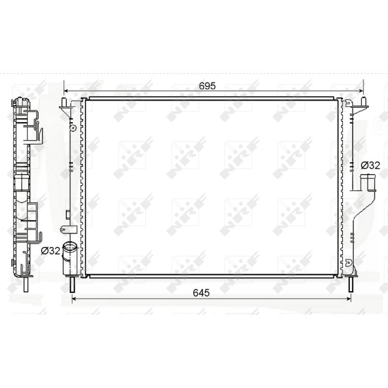 Radiator apa NRF 53118A