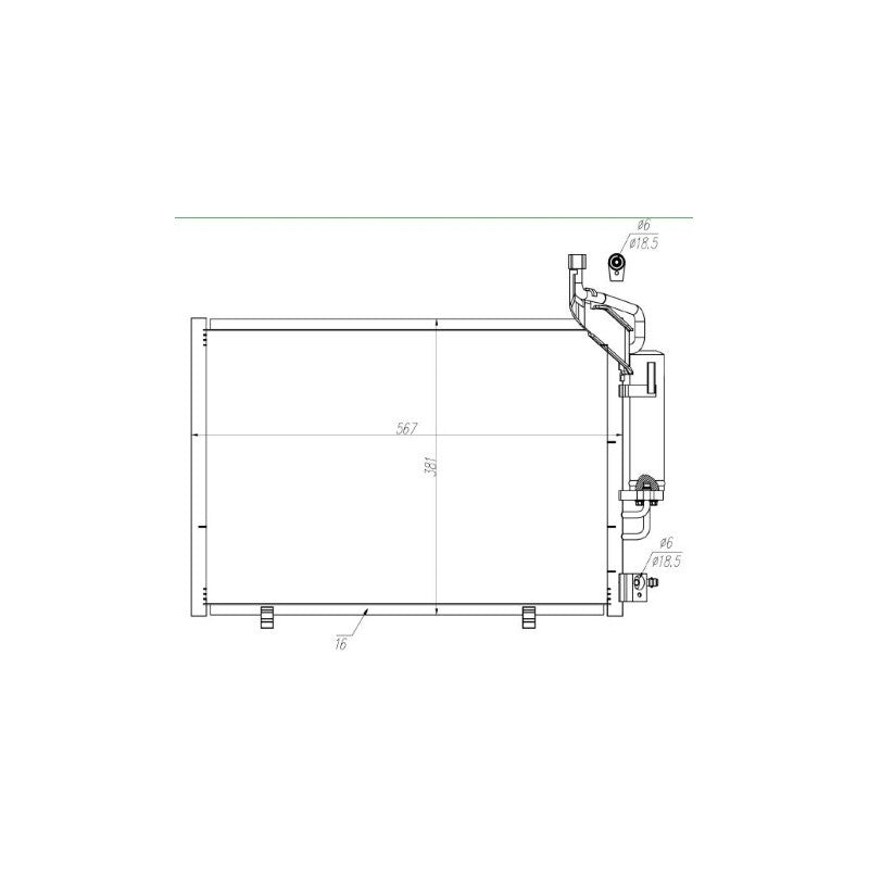 Radiator clima MTR 13054879