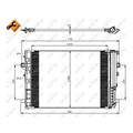 Radiator clima NRF 350081