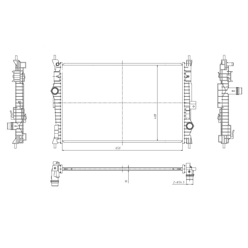 Radiator apa NRF 59302