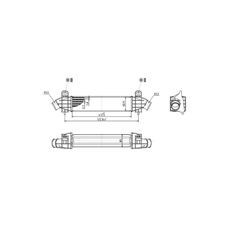 Intercooler MTR 13054346