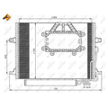 Radiator clima NRF 350211