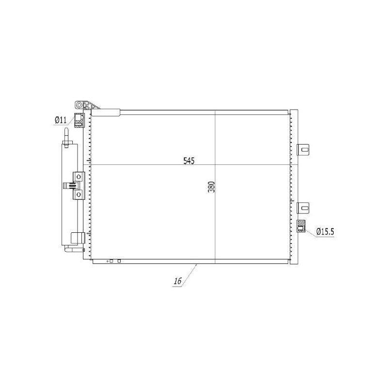 Radiator clima MTR 13054528