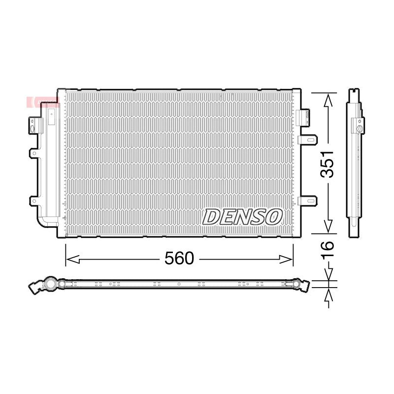 Radiator clima DENSO DCN12005