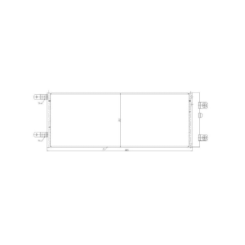 Radiator clima MTR 13054858