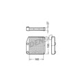 Radiator habitaclu DENSO DRR09075