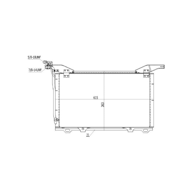 Radiator clima MTR 13054480