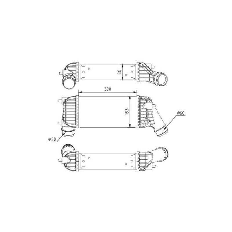 Intercooler MTR 13054675