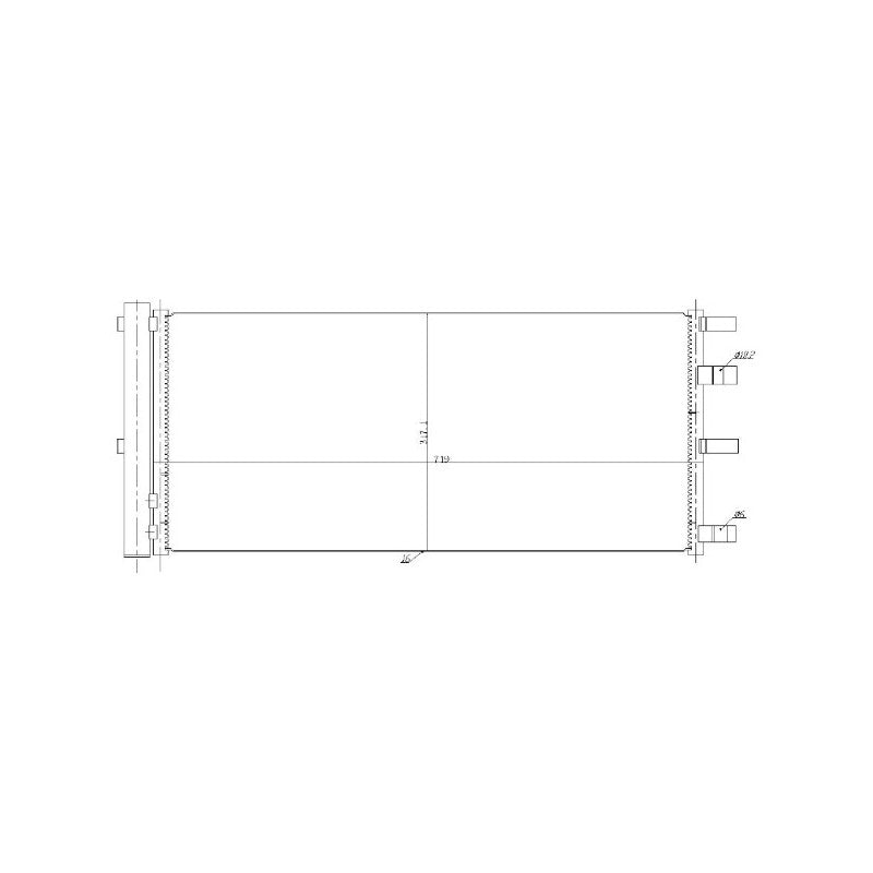 Radiator clima MTR 13054895
