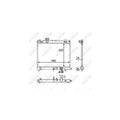 Radiator apa NRF 58501