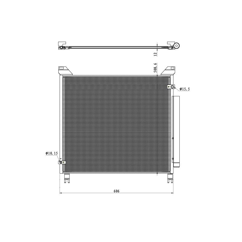 Radiator clima NRF 350499