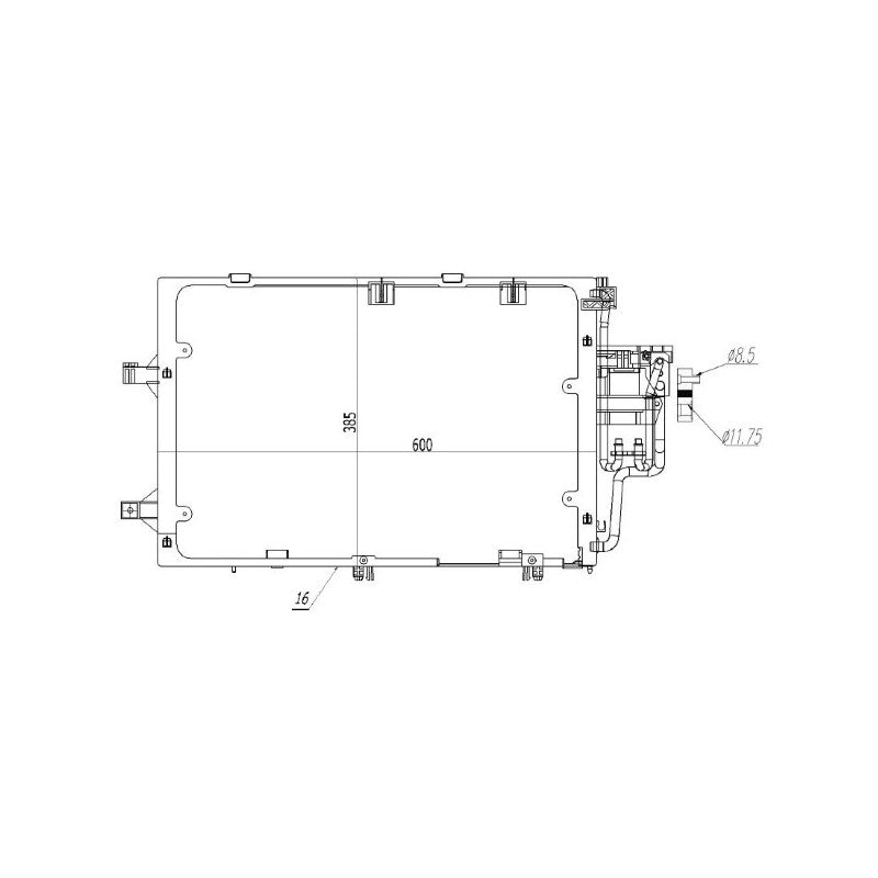 Radiator clima MTR 13054687