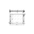 Radiator apa NRF 58444