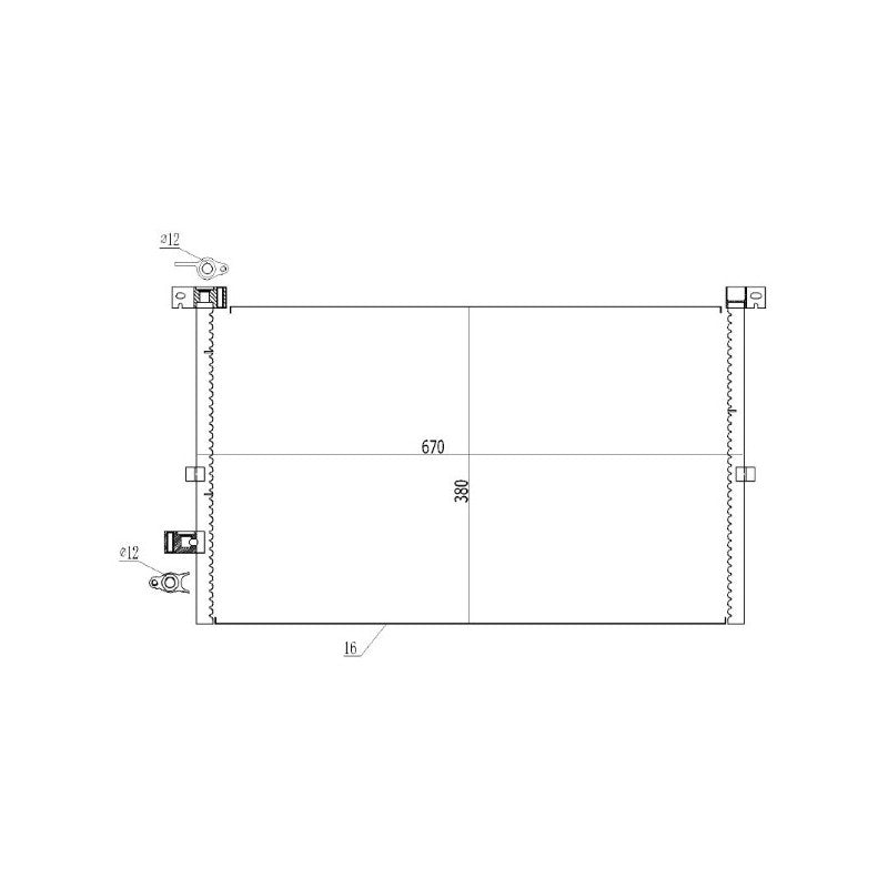 Radiator clima MTR 13054578