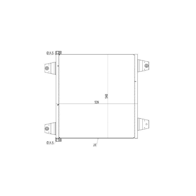 Radiator clima MTR 13054435