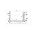 Radiator apa NRF 58504