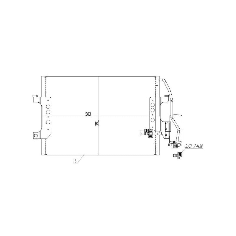 Radiator clima MTR 13054403