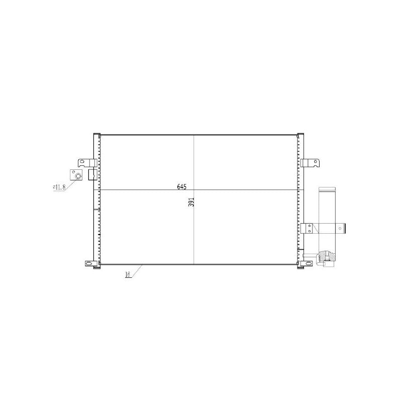 Radiator clima MTR 13054783