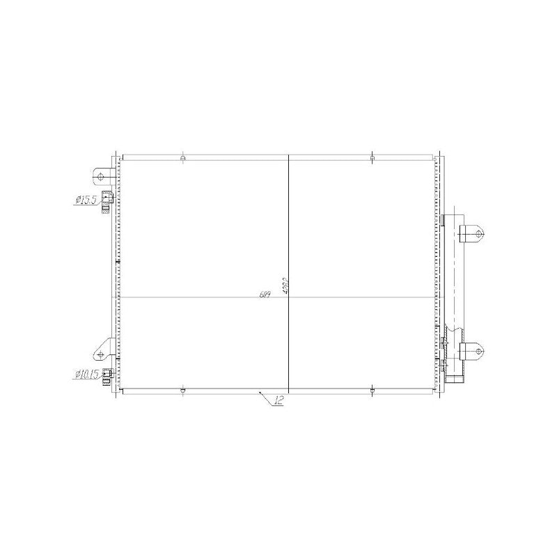 Radiator clima MTR 13054903