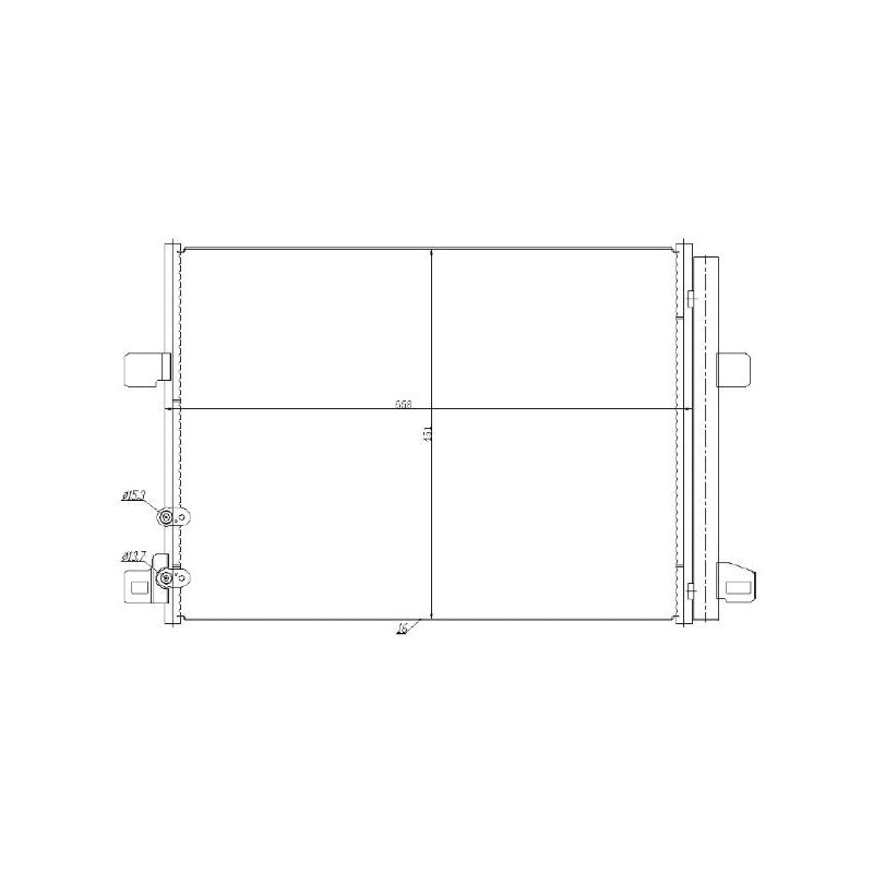 Radiator clima MTR 13054711