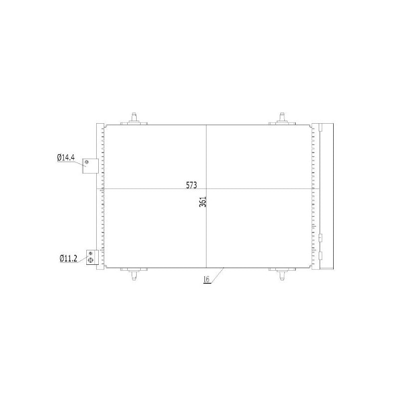 Radiator clima MTR 13054404