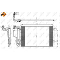Radiator clima NRF 35922
