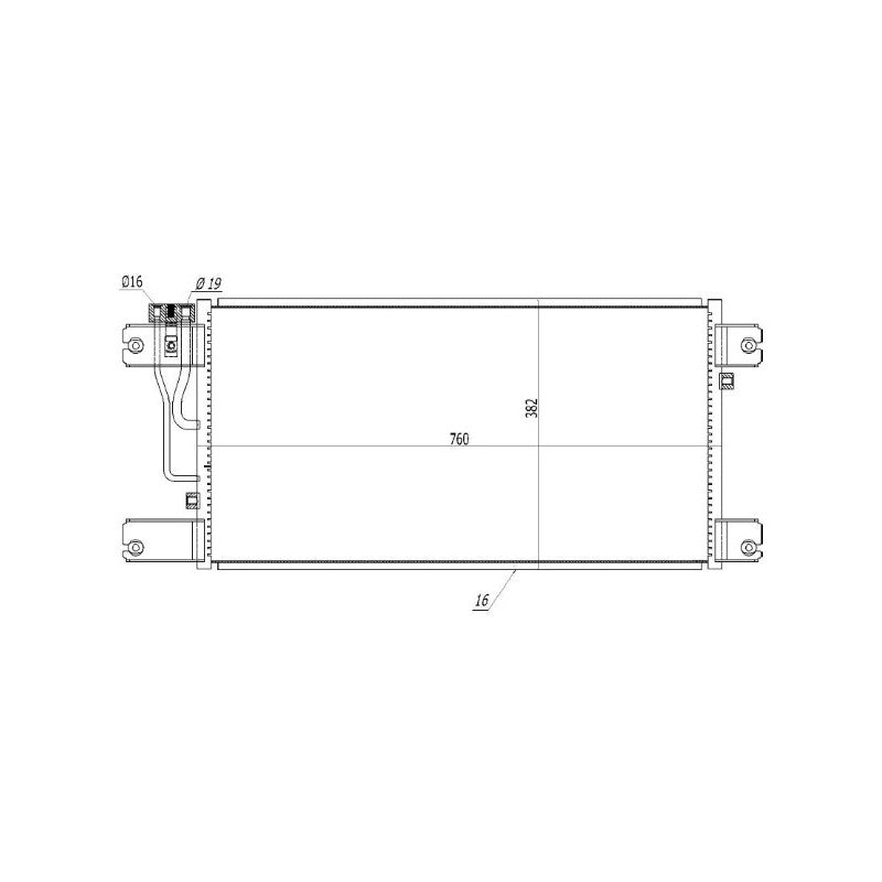 Radiator clima MTR 13054844